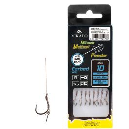 Carlige Legate Mikado Method Feeder Rig Barbed With Bait Spike Nr