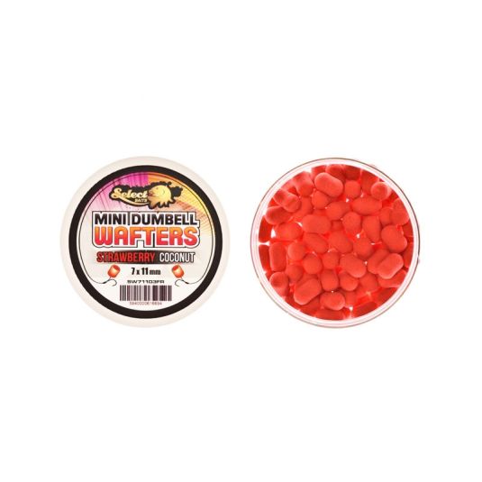 Wafters Select Baits Mini Dumbells Strawberry Coconut 7mm