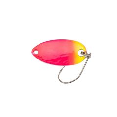 Lingura oscilanta Berkley Area Game Spoon RORU 2.5cm/2.5g, culoare Chartreuse/Fuchsia