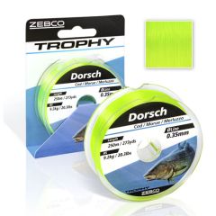 Fir monofilament Zebco Trophy Dorsch Fluo Yellow 0.35mm/9.2kg/250m