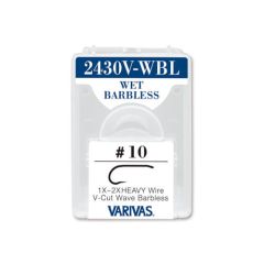 Carlige Varivas Fly 2430V-WBL Wet Barbless Nr.6