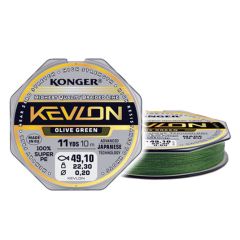 Fir textil Konger Kevlon X4 Olive Green 0,08mm/5.20kg/10m