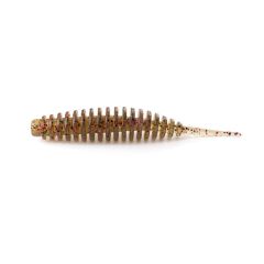 Worm FishUp Tanta 2.5cm, culoare Green Pumpkin Red and Black