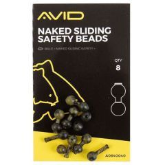 Bile de cauciuc Avid Carp Naked Sliding Safety Beads