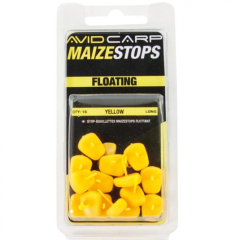 Stopper Avid Carp Maize Stops Floating Yellow, Long