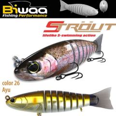 Swimbait Biwaa Strout 16cm/52g, culoare Ayu