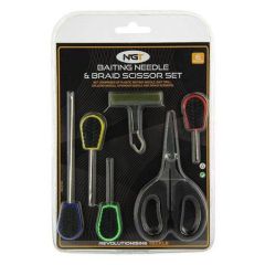 Set NGT Baiting Needle & Braid Scissor