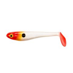 Shad Berkley PowerBait Hollow Belly 12.5cm, culoare Red Head