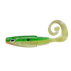 Shad Berkley Sick Curl 12cm, culoare Hot Firetiger