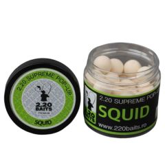 Boilies 2.20 Baits Supreme Pop-Up 16mm, Squid