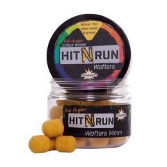 Boilies Dynamite Baits Wafters Hit N'Run 14mm - Yellow