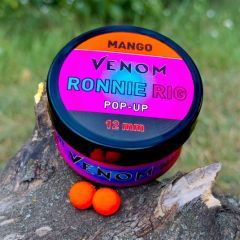 Boilies Feedermania Venom Ronnie Rig Pop-Up Mango, 12mm