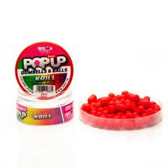 Boilies Senzor Pop-Up Dumbells and Balls Krill 6mm 15g