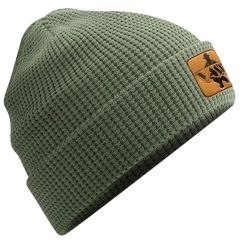 Caciula Vass Organic Cotton Honeycombe Beanie, Khaki