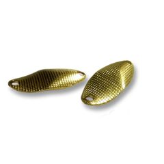 Lingura oscilanta Bertilure Candy Jazz 2.8cm/2g, culoare Gold Patrate