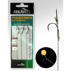 Carlige legate Nevis Bait Spike Braided Line Rig Nr.6