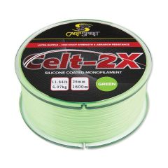 Fir monofilament Carp Spirit Celt-2X Fluo Green 0.26mm/5.37kg/1600m