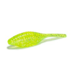  Bass Assassin Tiny Shad 4cm/0.9g, culoare Chartreuse Silver Glitter 