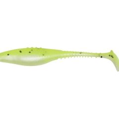 Shad Dragon Belly Fish 5cm - Pearl/Chartreuse