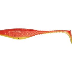 Shad Dragon Belly Fish 5cm, culoare Chartreuse Orange Fluo