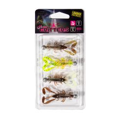 Set creaturi Fox Rage Ultra UV Micro Critter Loaded Lure Pack 5cm, Mixed Colours 