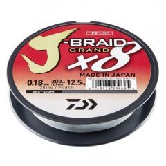 Fir textil Daiwa J-Braid Grand X8 Light Gray 0.06mm/5.00kg/135m