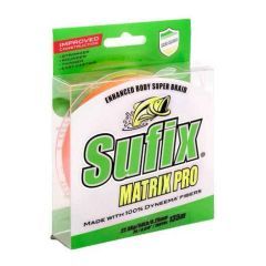 Fir textil Sufix Matrix Pro Neon Orange 0.18mm/13.5kg/135m