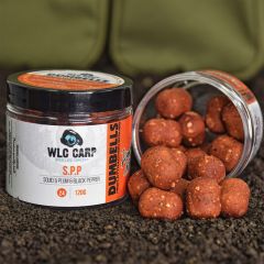 Boilies WLC Carp Dumbells SPP Squid-Pruna-Piper, 24mm, 120g