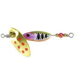 Lingura rotativa DUO Spearhead Ryuki Spinner 2cm/3.5g, culoare Pink Clown Yamame
