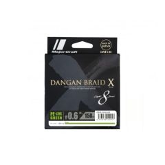 Fir Textil Dangan Braid X8 Major Craft Green 0.14mm/7.26kg/150m