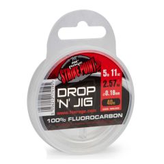 Fir fluorocarbon Fox Rage Strike Point Drop N Jig Fluro 0.18mm/2.75kg/40m