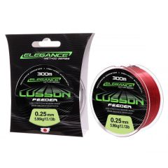 Fir monofilament Formax Elegance Method Feeder Lusson Fast Sinking Red 0.25mm/5.96kg/300m