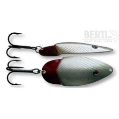 Lingura oscilanta Bertilure Lucky Red Tail XXL, amprenta Patrate, culoare Silver,  13 grame