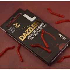 Line aligner One More Cast Dazzlers Long Leg Aligner Bloodworm Red