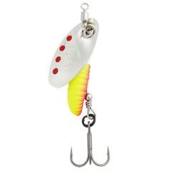 Lingura rotativa Savage Gear Grub Spinner, marime 1, 3.8g, culoare Silver Red Yellow