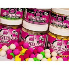 Boilies Mainline High Visual Mini Pop-ups White Milky Toffee 12mm