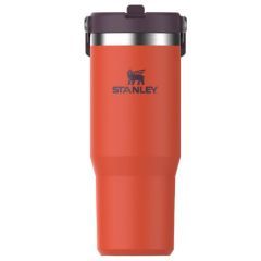 Pahar Stanley IceFlow Flip Straw Tumbler 0.89L, Tigerlily Plum