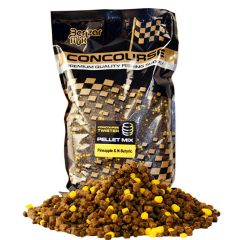 Pelete Benzar Mix Twister Pellet Mix Ananas-NButyric, 2-4mm, 800g