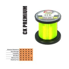 Fir fluorocarbon coated P-Line CX Premium Hi-Vis Fluorescent Green 0,30mm/9,18kg/1000m