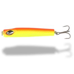 Pilker Rhino Hardeel 7cm/17g, culoare Fluo Orange/Fluo Yellow