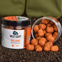 Boilies WLC Carp Dumbells Red Crab Crab-Squid-Pruna, 24mm, 120g