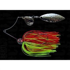 Bertilure Spinnerbait Shallow Killer Colorado-Salcie, 11g, Culoare Rosu-Chartreuse