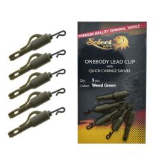 Clipsuri plumb pierdut Select Baits OneBody Lead Clip with Quick Change Swivel