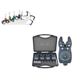 Set 4 avertizori Baracuda TLI10 + 4 swingere