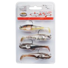 Set shad-uri Berkley Pulse Agent E 4-Pack 5.5cm/10g, culoare Assorted