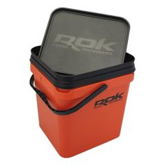 Set Galeata Rok Fishing Square Complet 17L Orange