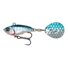 Spinnertail Savage Gear Fat Tail NL, 6.5cm/12.5g culoare Blue Silver