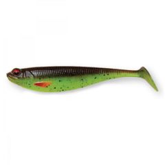 Shad DAM Effzett Shadster 7cm/3.4g, culoare Motoroil Chartreuse