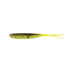 Shad Berkley PowerBait Sneakminnow 5cm, culoare Brown/Chartreuse 2in