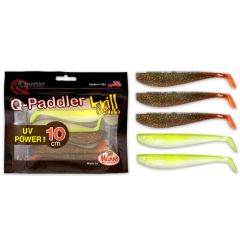 Set shad-uri Quantum Q-Paddler Power 10cm, culoare Magic Motoroil/Citrus Shad Krill